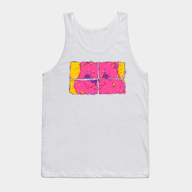 smiling dog Tank Top by lebasota